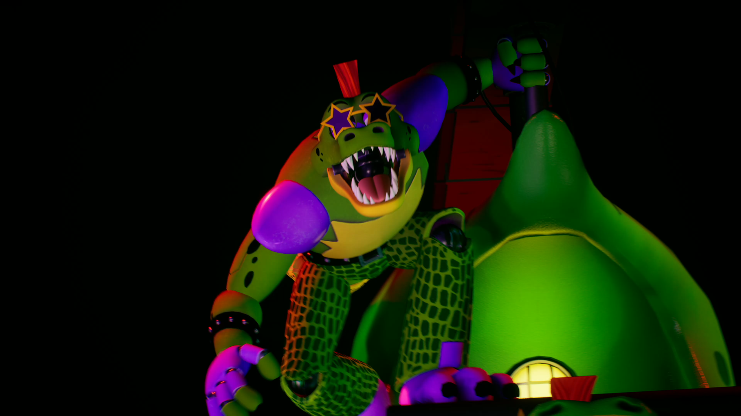 Playing as Roxy to hunt Gregory - Five Nights at Freddy's